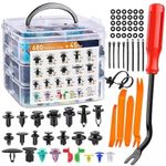 Casa si Gradina - Constructii - Feronerie si accesorii - Suruburi, dibluri si accesorii uz general - Set 725 clipsuri si scule demontat HAWIRE, Pentru interior auto, Fete de usa, Panou de bord - Infinity.ro