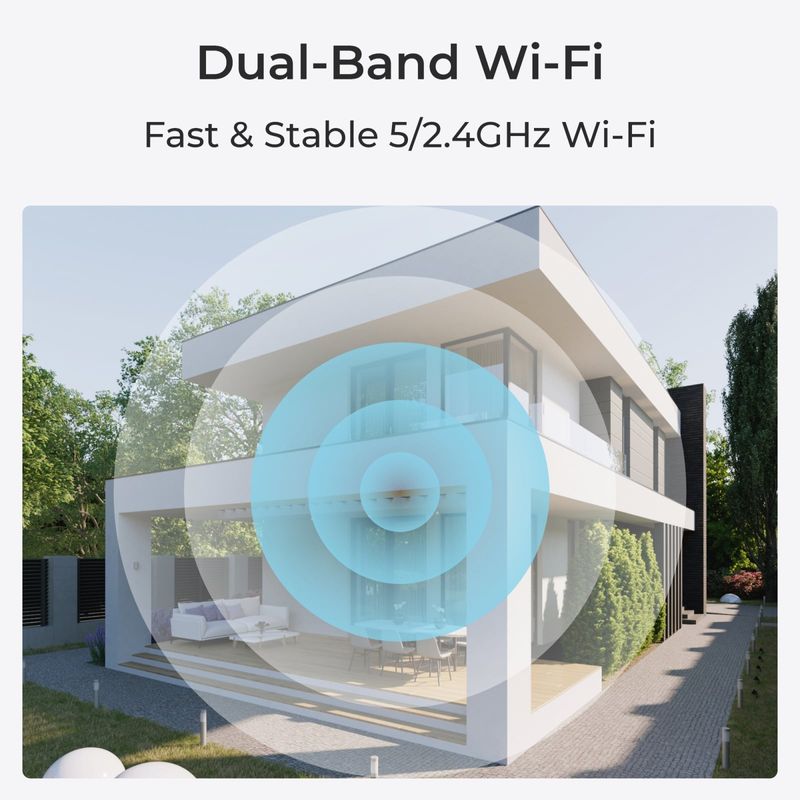 Casa si Gradina - Electrice - Smart Home - Camere de supraveghere - Camera Supraveghere 4K Reolink W330, Wi-Fi 6, Viziune Nocturna Color, Detectie Persoane/Vehicule/Animale, 8MP - Infinity.ro