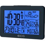 TV, Audio-Video si Foto - Optica, astronomie si metrologie - Meteorologie - Statii meteorologice - Statie meteo interior-exterior ECG MS 200 Grey, senzor extern fara fir, LCD, ceas, alarma - Infinity.ro