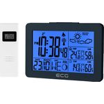 TV, Audio-Video si Foto - Optica, astronomie si metrologie - Meteorologie - Statii meteorologice - Statie meteo interior-exterior ECG MS 200 Grey, senzor extern fara fir, LCD, ceas, alarma - Infinity.ro