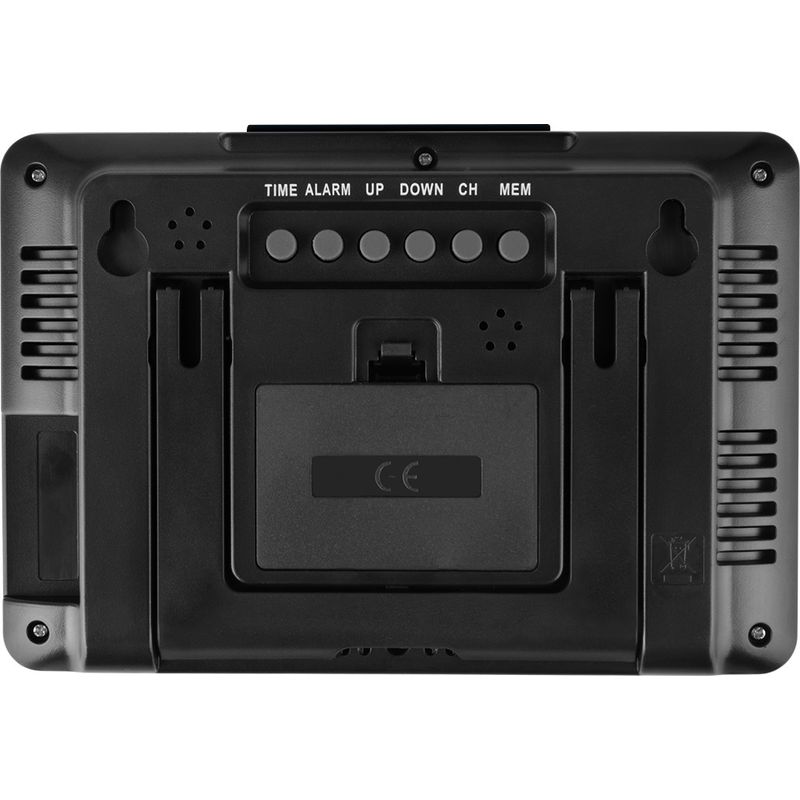 TV, Audio-Video si Foto - Optica, astronomie si metrologie - Meteorologie - Statii meteorologice - Statie meteo interior-exterior ECG MS 200 Grey, senzor extern fara fir, LCD, ceas, alarma - Infinity.ro