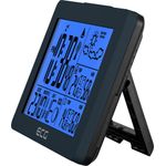 TV, Audio-Video si Foto - Optica, astronomie si metrologie - Meteorologie - Statii meteorologice - Statie meteo interior-exterior ECG MS 200 Grey, senzor extern fara fir, LCD, ceas, alarma - Infinity.ro