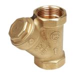 Casa si Gradina - Sanitare - Instalatii hidro - Fitinguri - Filtru Y Giacomini R74AY106, filet interior G 1 1/4", alama, inspectabil, 30 bar, 500 microni, pentru sisteme HVAC - Infinity.ro