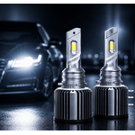 Auto si Moto - Electrice auto - Iluminare si semnalizare - Becuri auto - Set 2 becuri LED H15 Canbus 120W 12000LM fara eroare lumina alb rece - Infinity.ro