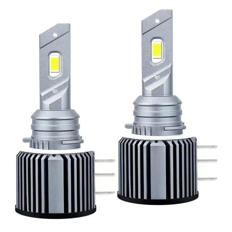 Auto si Moto - Electrice auto - Iluminare si semnalizare - Becuri auto - Set 2 becuri LED H15 Canbus 120W 12000LM fara eroare lumina alb rece - Infinity.ro