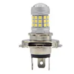 Auto si Moto - Electrice auto - Iluminare si semnalizare - Becuri auto - Set 2 becuri auto H4 cu 42 LED SMD 120W 6000k 12/80V doua faze lupa - Infinity.ro