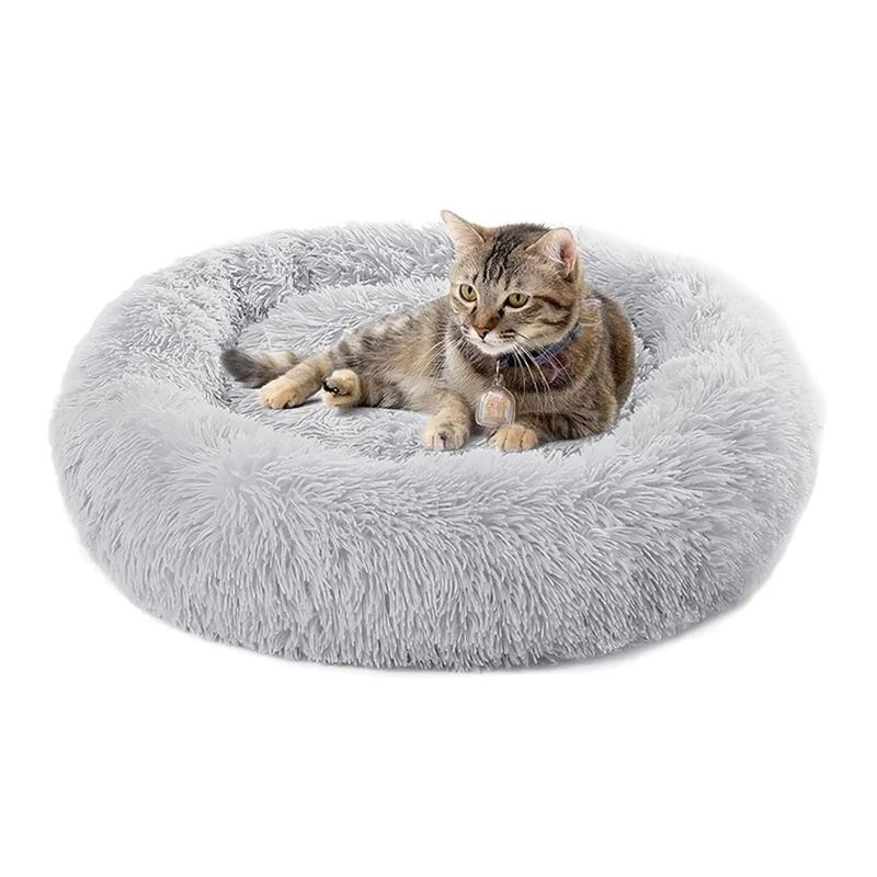 Petshop - Accesorii petshop - Culcusuri si custi - Culcusuri si saltele - Culcus pentru caini si pisici Jumi, 60 cm, gri - Infinity.ro