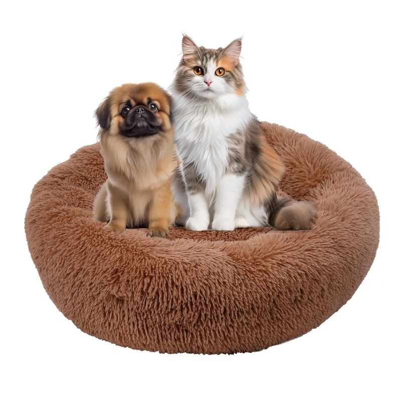 Petshop - Accesorii petshop - Culcusuri si custi - Culcusuri si saltele - Culcus pentru caini si pisici Jumi, 60 cm, maro - Infinity.ro