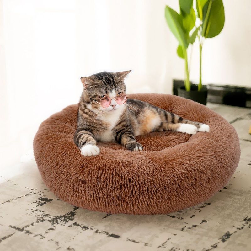 Petshop - Accesorii petshop - Culcusuri si custi - Culcusuri si saltele - Culcus pentru caini si pisici Jumi, 60 cm, maro - Infinity.ro