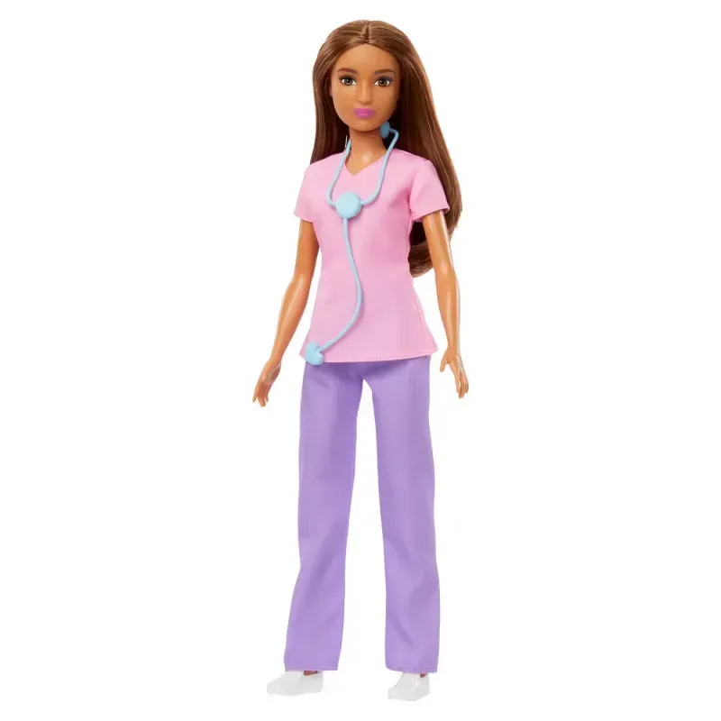 Jucarii, Copii si Bebe - Jucarii si jocuri - Papusi si accesorii - Papusi - Papusa Barbie Asistenta medicala, satena - Infinity.ro