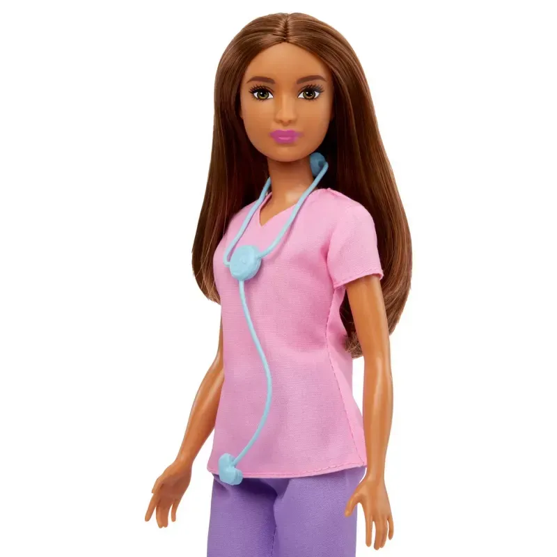 Jucarii, Copii si Bebe - Jucarii si jocuri - Papusi si accesorii - Papusi - Papusa Barbie Asistenta medicala, satena - Infinity.ro