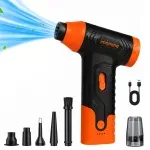 Casa si Gradina - Gradinarit si plante - Utilaje gradina - Aspiratoare, suflante si tocatoare - Suflanta Aer Portabila IMA Trend Blower, Aspirator, Turbo Fan, 140000 RPM, 4 Trepte, 5000mAh, USB-C, Portocaliu - Infinity.ro