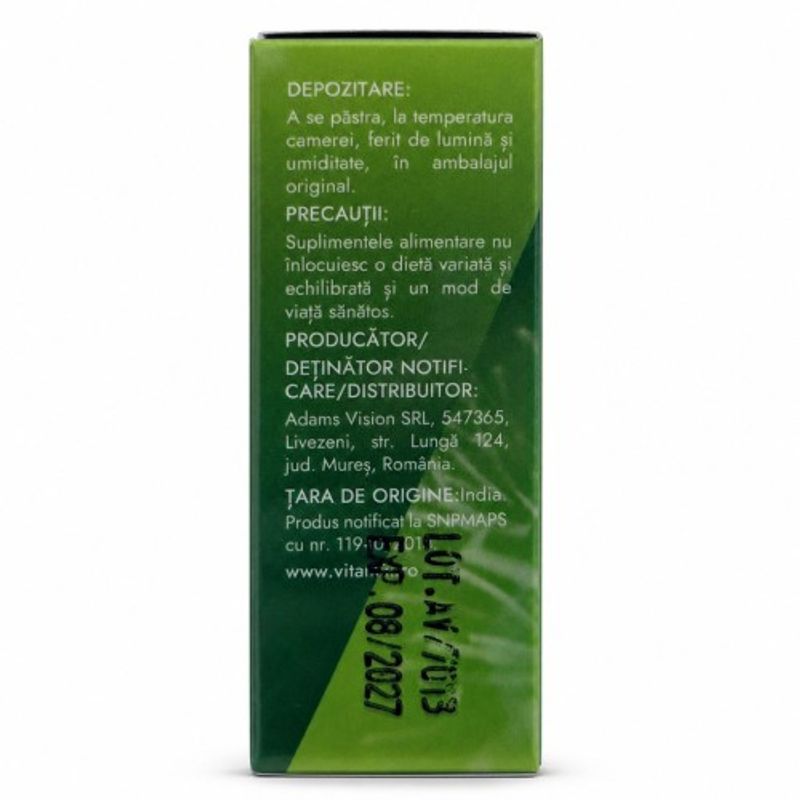 Ingrijire personala si Cosmetice - Sanatate si wellness - Suplimente alimentare - Alte suplimente alimentare - Ulei esential de Rozmarin, uz intern, 10ml, Adams Supplements - Infinity.ro