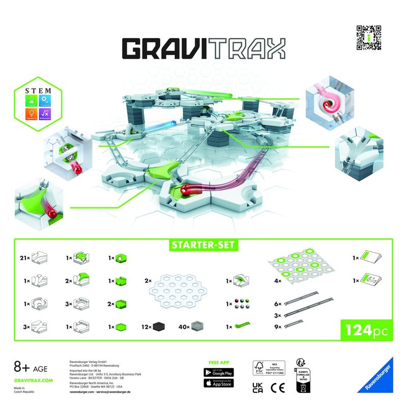 Jucarii, Copii si Bebe - Jucarii si jocuri - Jocuri si puzzle - Jocuri de societate - GraviTrax set de constructie, starter - Infinity.ro