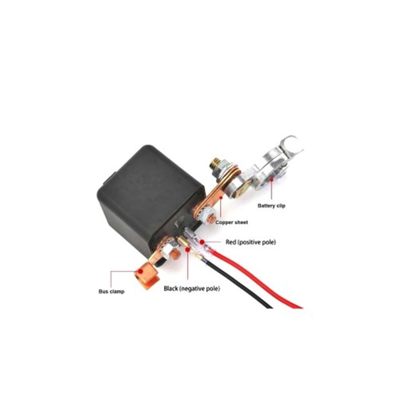 Auto si Moto - Electrice auto - Baterii auto - Comutator Deconectare Baterie Auto Cu Telecomanda 12v 200A Antifurt - Infinity.ro