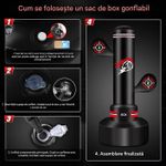 Sport si Outdoor - Sporturi de contact - Saci de box si accesorii - Set sac de box neumplut cu manusi, coarda sarit, pompa - Infinity.ro