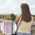 Fashion, accesorii si bijuterii - Femei - Accesorii femei - Accesorii pentru par femei - Suvite decorative pentru par, Hair Tinsel, 14 culori, 94 cm, extensii colorate cu efect stralucitor - Infinity.ro