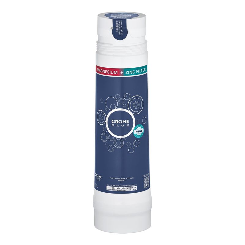 Casa si Gradina - Sanitare - Lavoar baie si accesorii - Accesorii baterii sanitare - Filtru Grohe 40691002, 400 l, 5 etape filtare, blue home, blue pure gama produs compatibil, imbogatire magneziu - Infinity.ro