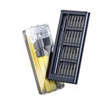 Casa si Gradina - Constructii - Scule de mana si unelte - Surubelnite - Set Surubelnite Precizie Magnetice AXTH 25 in 1PRO, Biti Otel S2 Duritate HRC65+, 24 Biti, Negru - Infinity.ro