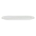 Casa si Gradina - Decoratiuni - Obiecte decorative - Accesorii decorative - Platou Decorativ din Lemn Oval, Dots Reliefate, Auriu Brushed, 35x15cm - Infinity.ro
