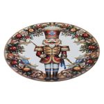 Casa si Gradina - Bucatarie si vesela - Vesela si tacamuri - Platouri de bucatarie - Platou Decorativ Spargator de Nuci Plastic Rotund 33cm - Infinity.ro