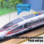 Jucarii, Copii si Bebe - Jucarii si jocuri - Vehicule si jucarii cu telecomanda - Trenulete de jucarie - Tren De Mare Viteza City Service Car, Lumini Si Sunete, Baterii Incluse, 38-39 X 5 Cm - Infinity.ro