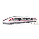 Jucarii, Copii si Bebe - Jucarii si jocuri - Vehicule si jucarii cu telecomanda - Trenulete de jucarie - Tren De Mare Viteza City Service Car, Lumini Si Sunete, Baterii Incluse, 38-39 X 5 Cm - Infinity.ro