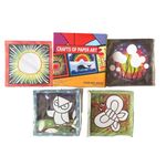 Jucarii, Copii si Bebe - Jucarii si jocuri - Jucarii & jocuri educative - Jucarii interactive - Joc Creativ Cu Hartie Creponata Pentru Copii, 5 Planse, Pensula Si Lipici, 25.5 X 25.5 Cm - Infinity.ro