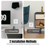 Casa si Gradina - Electrice - Prize - Priza rama sticla securizata, porturi USB-A si USB-C, iUni UC2, 16A - Infinity.ro