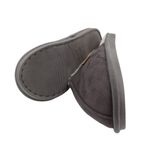 Fashion, accesorii si bijuterii - Barbati - Incaltaminte barbati - Slapi si papuci barbati - Papuci de casa imblaniti, Antonio, pentru barbati, culoarea gri, 46-47 EU - Infinity.ro