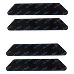Casa si Gradina - Textile si covoare - Covoare - Covoare casa - Autocolante Antiderapante pentru Covoare, 4 buc, 13x2.5cm, Negru - Infinity.ro