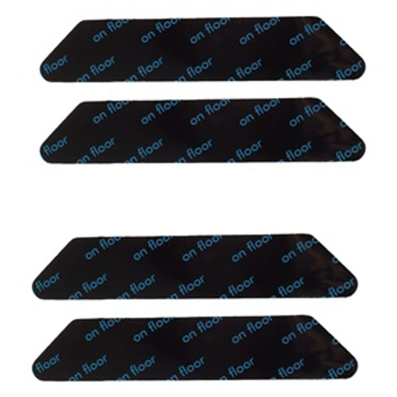 Casa si Gradina - Textile si covoare - Covoare - Covoare casa - Autocolante Antiderapante pentru Covoare, 4 buc, 13x2.5cm, Negru - Infinity.ro