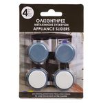 Casa si Gradina - Mobilier - Feronerie si accesorii mobila - Glisoare rotunde pentru mobilier, Set 4 buc, 3 cm, Gri - Infinity.ro