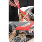 Casa si Gradina - Constructii - Scule de mana si unelte - Clesti si patenti - Set 3 Perii de Sarma 18cm, Maner Ergonomic, Otel Inoxidabil, Nylon si Alama - Infinity.ro