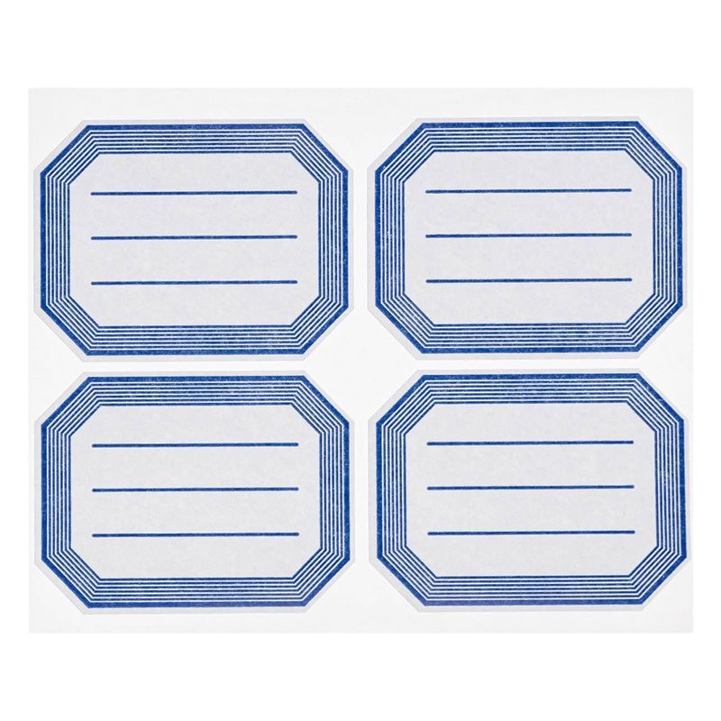 Carti si Birotica - Papetarie - Notite autoadezive - Etichete autocolante clasice, 40 buc, 7.2x5.5 cm, Bleu - Infinity.ro