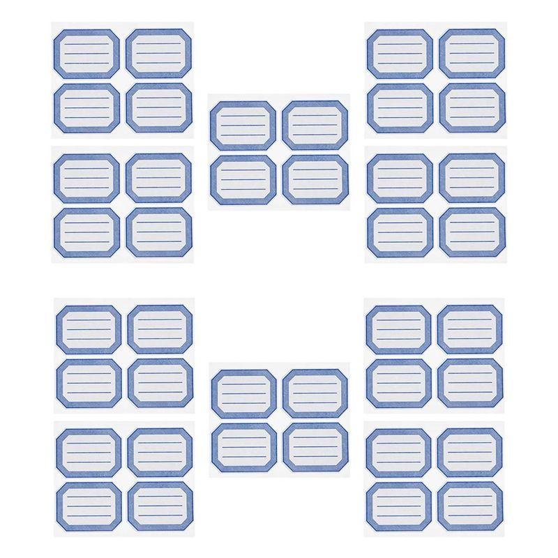Carti si Birotica - Papetarie - Notite autoadezive - Etichete autocolante clasice, 40 buc, 7.2x5.5 cm, Bleu - Infinity.ro