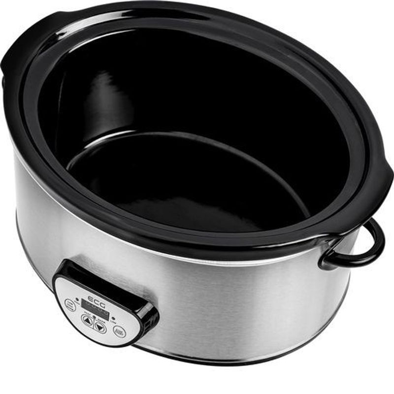 Casa si Gradina - Bucatarie si vesela - Vase pentru gatit - Oale si cratite - Oala electrica Slow cooker ECG PH 6520, 320 W, 6.5 L, timer digital - Infinity.ro