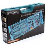 Casa si Gradina - Constructii - Scule de mana si unelte - Seturi scule - Set scule, burghie, freze 217 piese KraftDele KD990 TBC - Infinity.ro