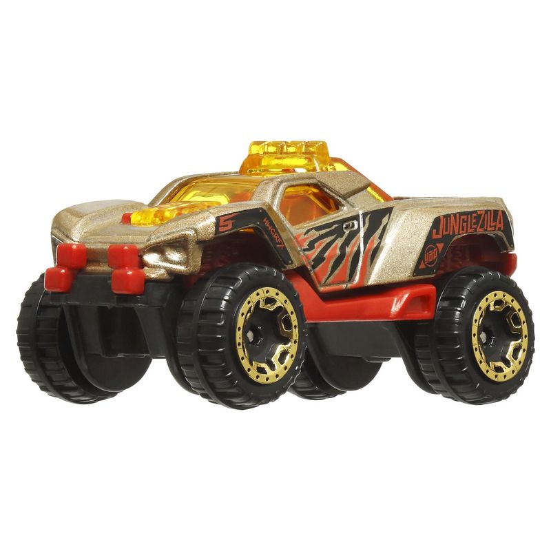 Jucarii, Copii si Bebe - Jucarii si jocuri - Vehicule si jucarii cu telecomanda - Masinute - Hot Wheels Monster Truck 50 Bigfoot Set 11 Vehicule Trophy Champions - Infinity.ro