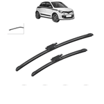 Auto si Moto - Intretinere auto - Stergatoare - Set 2 Stergatoare RENAULT TWINGO III (BCM, BCA) 2014-2024, pentru parbriz, Bosch Aerotwin - Infinity.ro