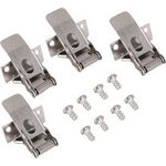 Casa si Gradina - Constructii - Feronerie si accesorii - Suruburi, dibluri si accesorii uz general - Kit de Montaj Incastrat pentru Panou LED in Tavan de Rigips VARGO V-117932, Cleme Metalice de Prindere cu Arc - Infinity.ro