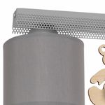 Casa si Gradina - Corpuri si surse de iluminat - Plafoniere, aplice si spoturi - Plafoniera Tedd KL100028, 3xE27, gri, IP20, Klausen - Infinity.ro