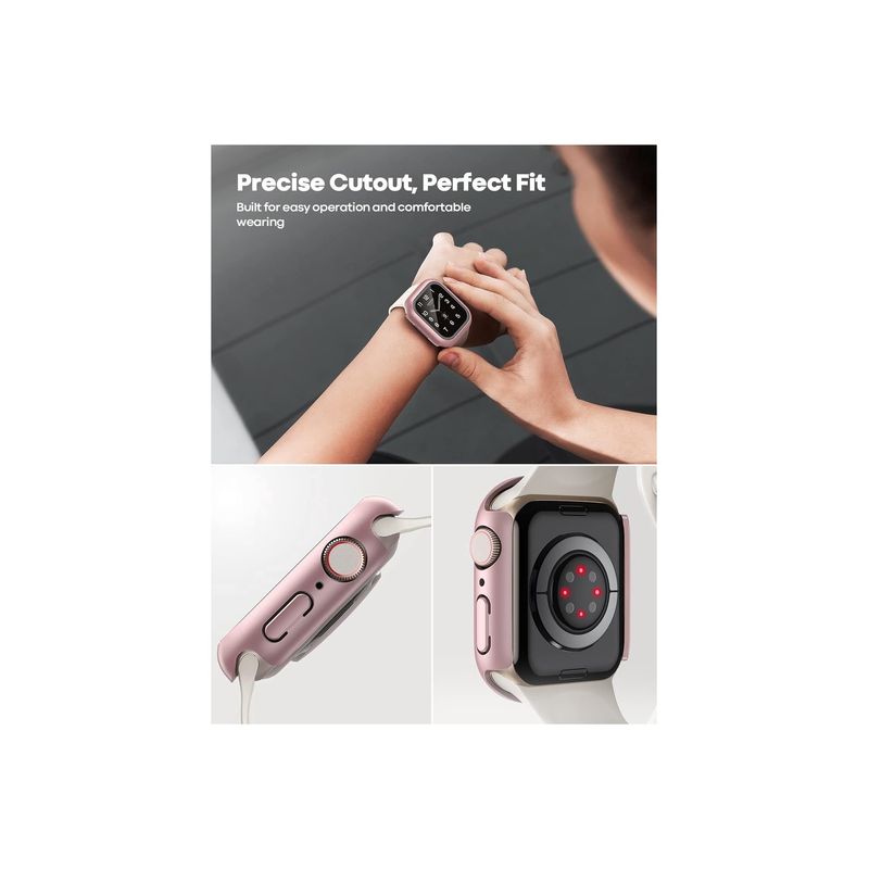 Laptop, Telefoane si Tablete - Telefoane mobile si accesorii - Accesorii Telefoane - Folii protectie telefoane - Pachet cu 2, husa cu folie de protectie pentru ecran compatibila cu Apple Watch Series 8 - Infinity.ro