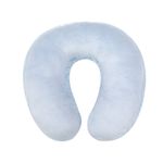 Market - Cadouri - Pachete si cosuri cadou - Set cadou bebelusi cu pernuta calatorie si paturica pufoasa bleu - Infinity.ro
