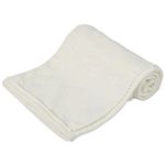Casa si Gradina - Textile si covoare - Pături și cuverturi - Paturici copii - Paturica pentru bebelusi 90 x75 cm Soft Touch - alba - Infinity.ro