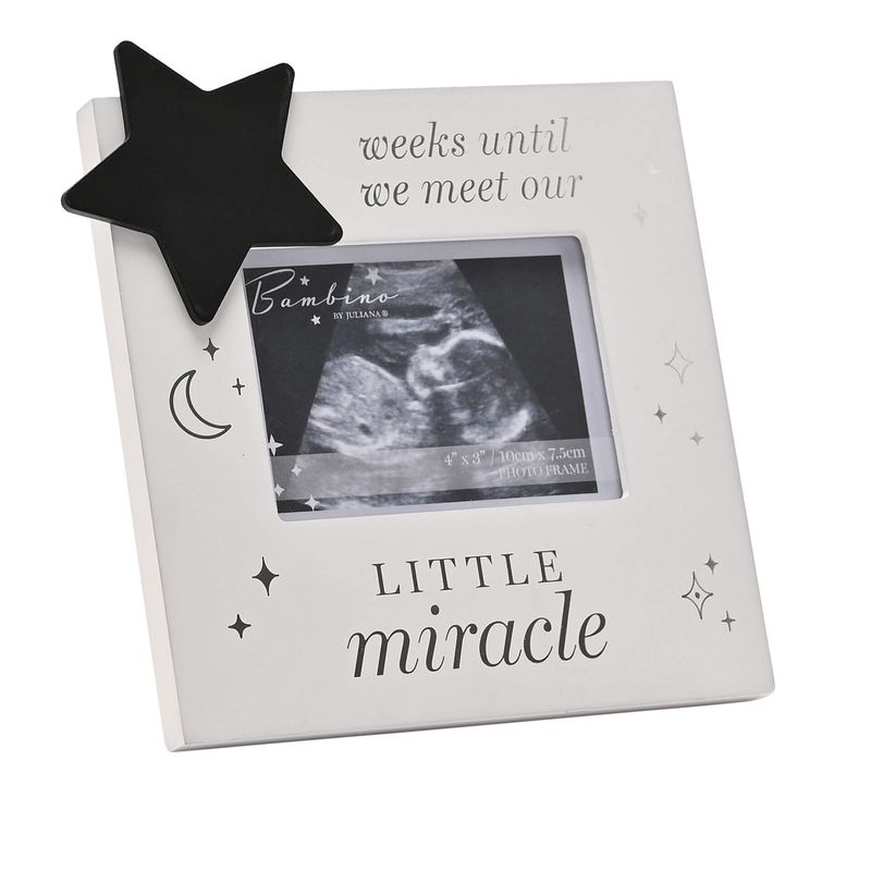 Market - Cadouri - Rame si albume foto - Bambino by Juliana - Rama foto weeks until we meet our little miracle - Infinity.ro