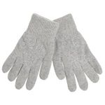 Fashion, accesorii si bijuterii - Femei - Accesorii femei - Manusi femei - Manusi tricotate pentru femei, gri deschis, cu strasuri si captuseala - Infinity.ro