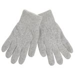 Fashion, accesorii si bijuterii - Femei - Accesorii femei - Manusi femei - Manusi tricotate pentru femei, gri deschis, cu strasuri si captuseala - Infinity.ro