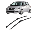 Auto si Moto - Intretinere auto - Stergatoare - Set stergatoare auto Bosch, cauciuc siliconat, pentru SKODA FABIA II (2006-2014) - Infinity.ro