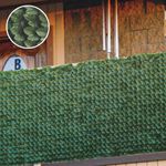 Casa si Gradina - Decoratiuni - Pereti despartitori si paravane - Paravan de Încurgere din Plastic cu Frunze - Dimensiune 1x2.5m - Infinity.ro